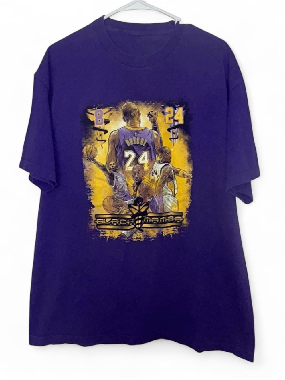 Kobe Bryant Purple Graphic Tee - Men’s Basketball Shirt